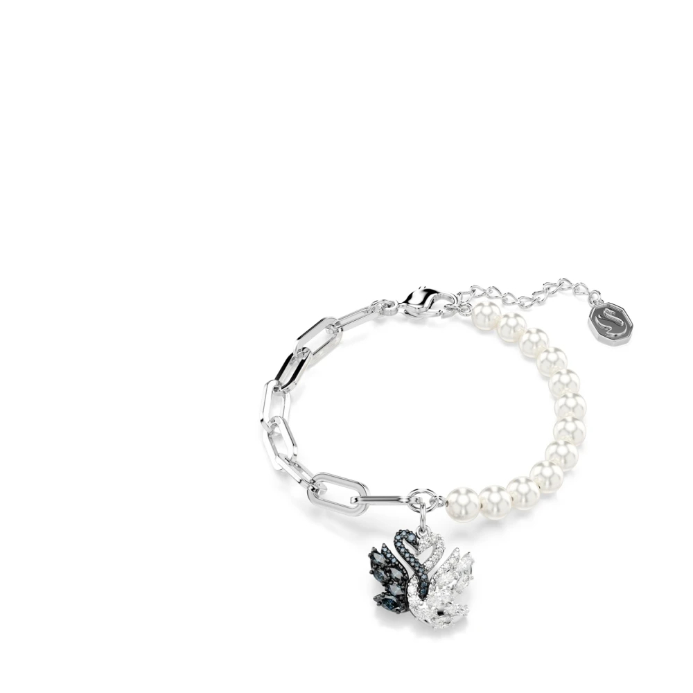 Swarovski - Swan Anhänger Armband - Accessories - Damen - Grau - One Size - Bild 4