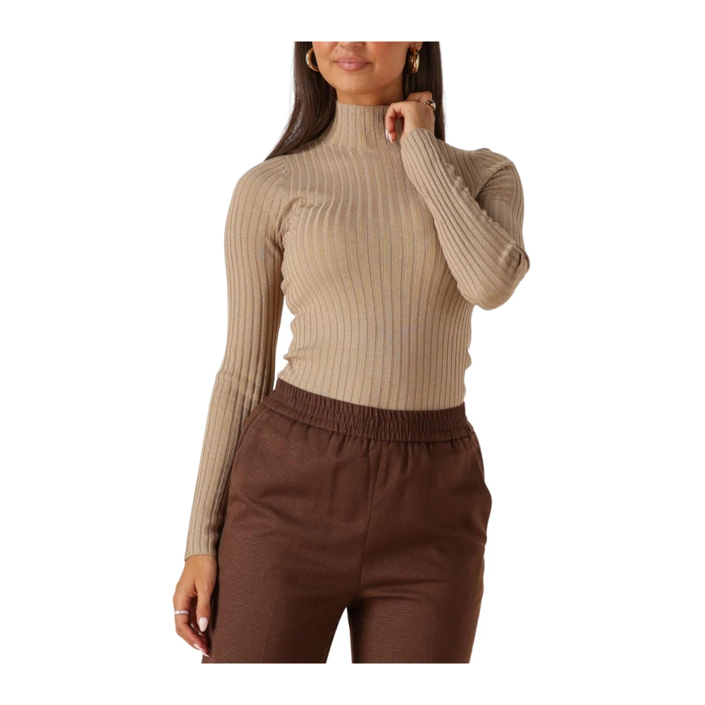 Liu Jo Damen Beige - Ecs Maglia Chiusa - Knitwear - Xl