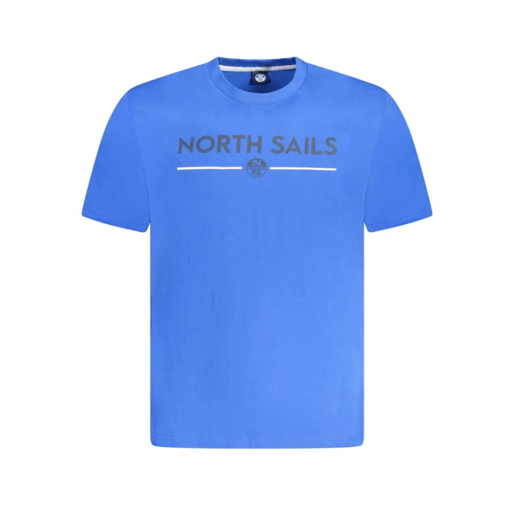 North Sails Herren Blau - Baumwolle T-Shirt - Tops - 3XL