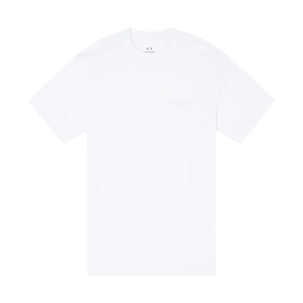 Armani Exchange Herren Weiß - Regular Fit T-Shirt Mit Logo - Tops - M