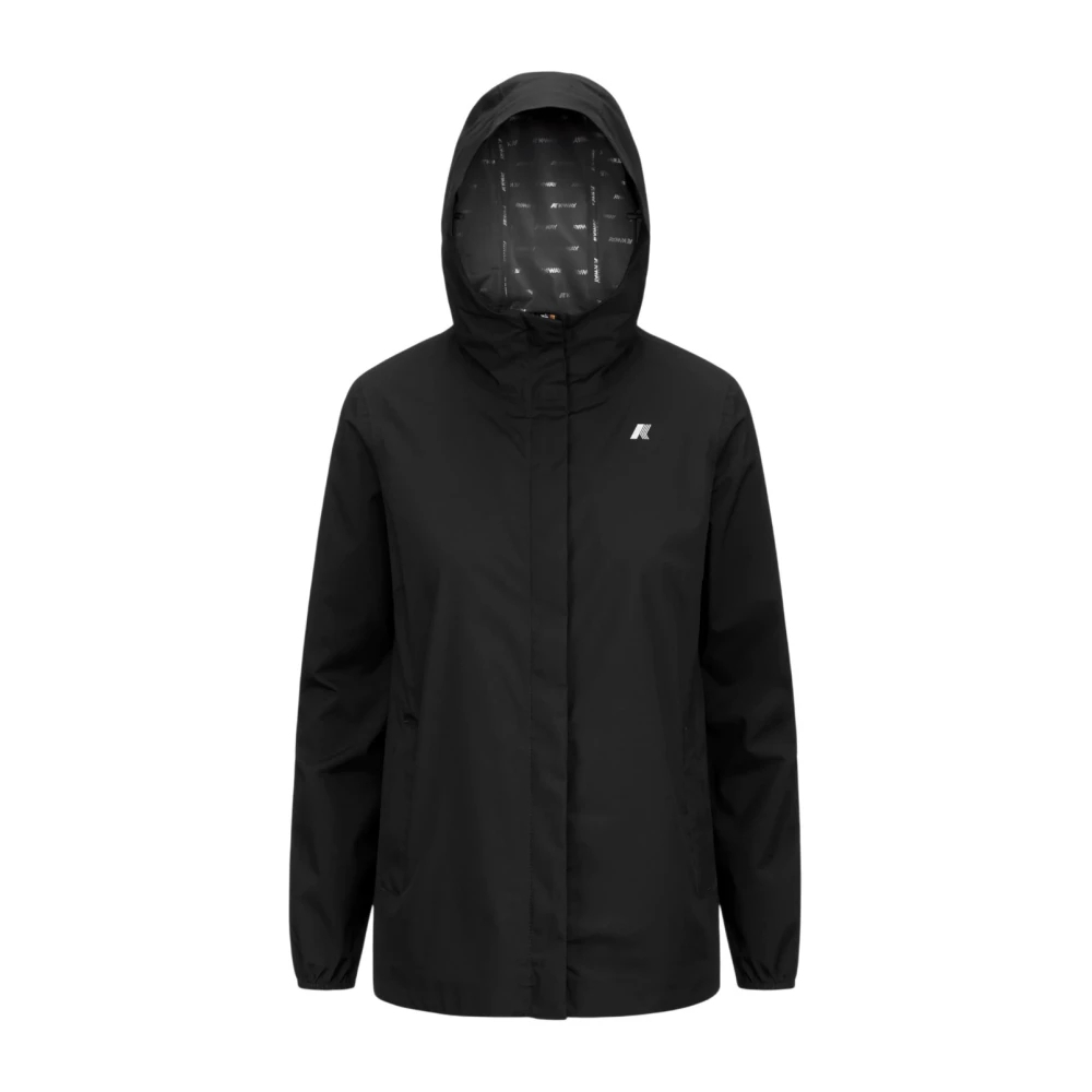 K-Way Damen Schwarz - Marguerite Stretch Dot Jacket - Jackets - K - 2XL
