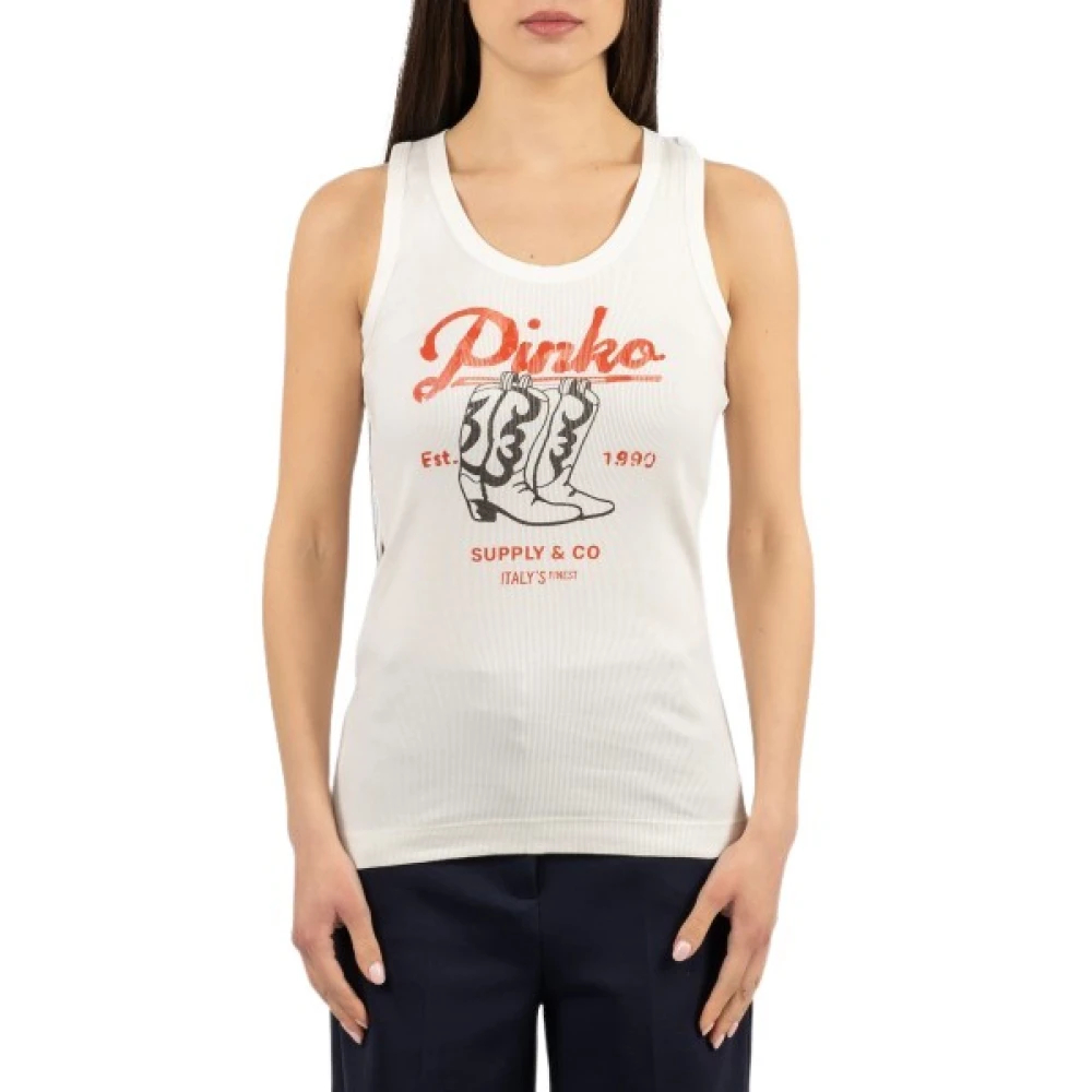 Pinko Damen Weiß - Canotta - Tops - Xs