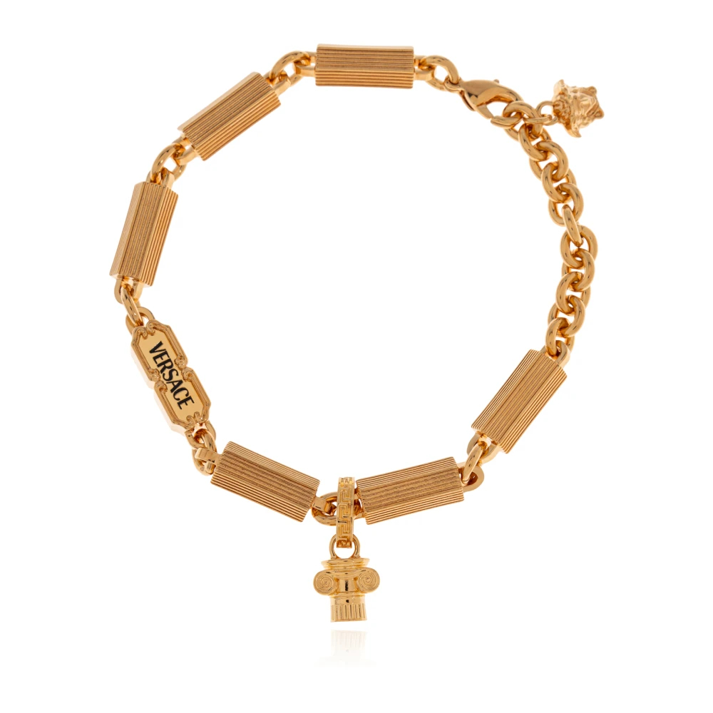 Versace Herren Gelb - Column Bracelet - Accessories - One Size