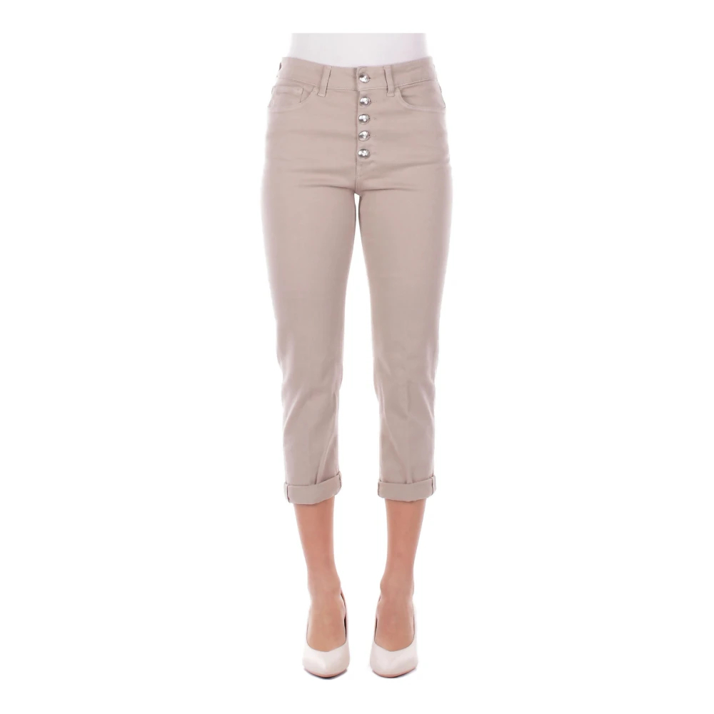 Dondup Damen Beige - Cropped Hosen - Trousers - W28