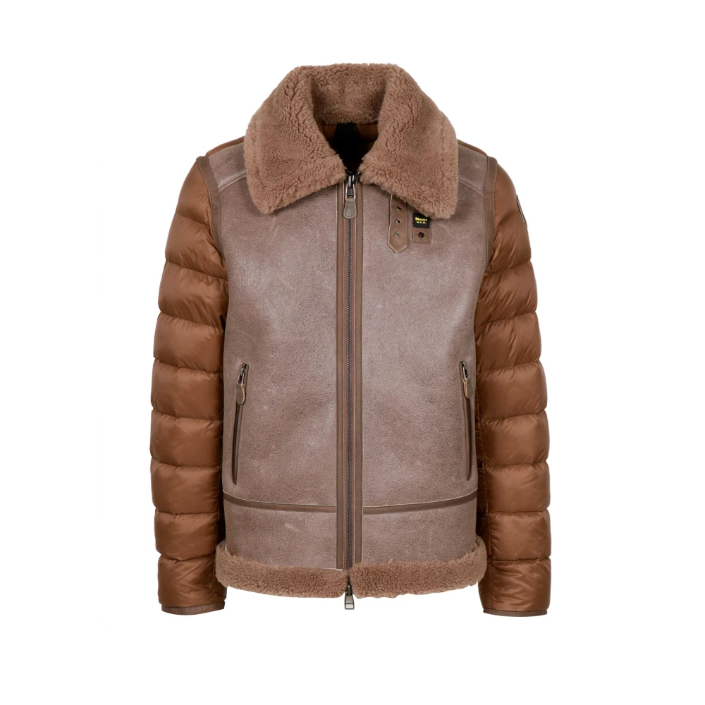 Blauer Herren Braun - Mäntel - Jackets - L
