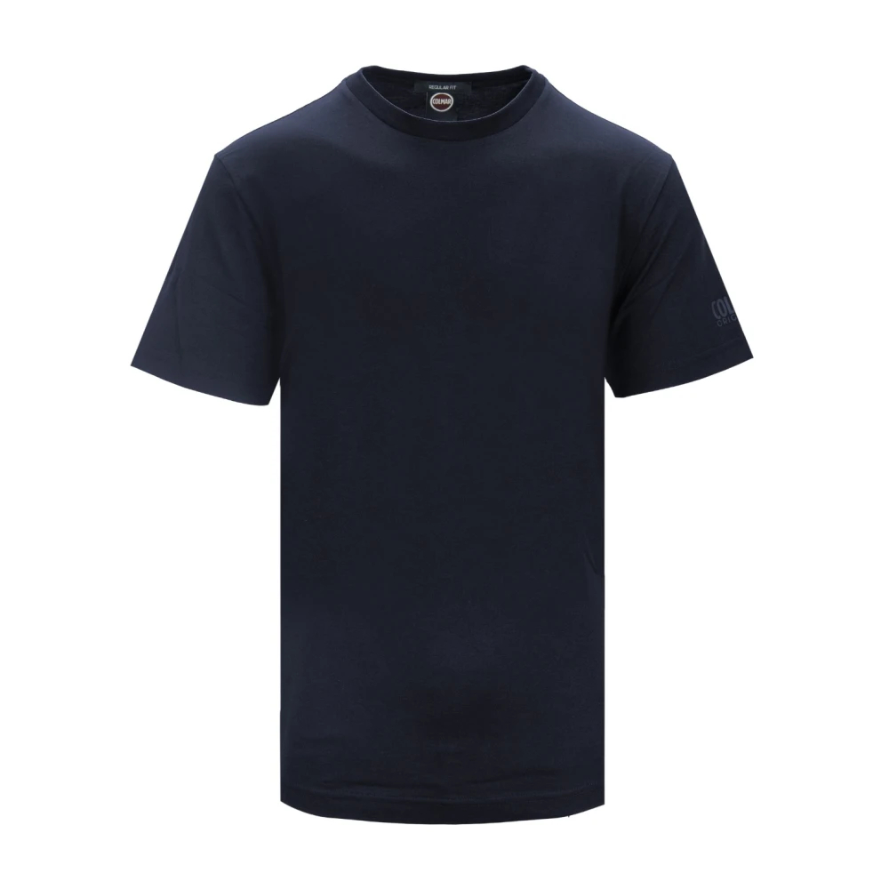 Colmar Herren Blau - Baumwoll-T-Shirt Mit Rundhalsausschnitt - Tops - 2XL