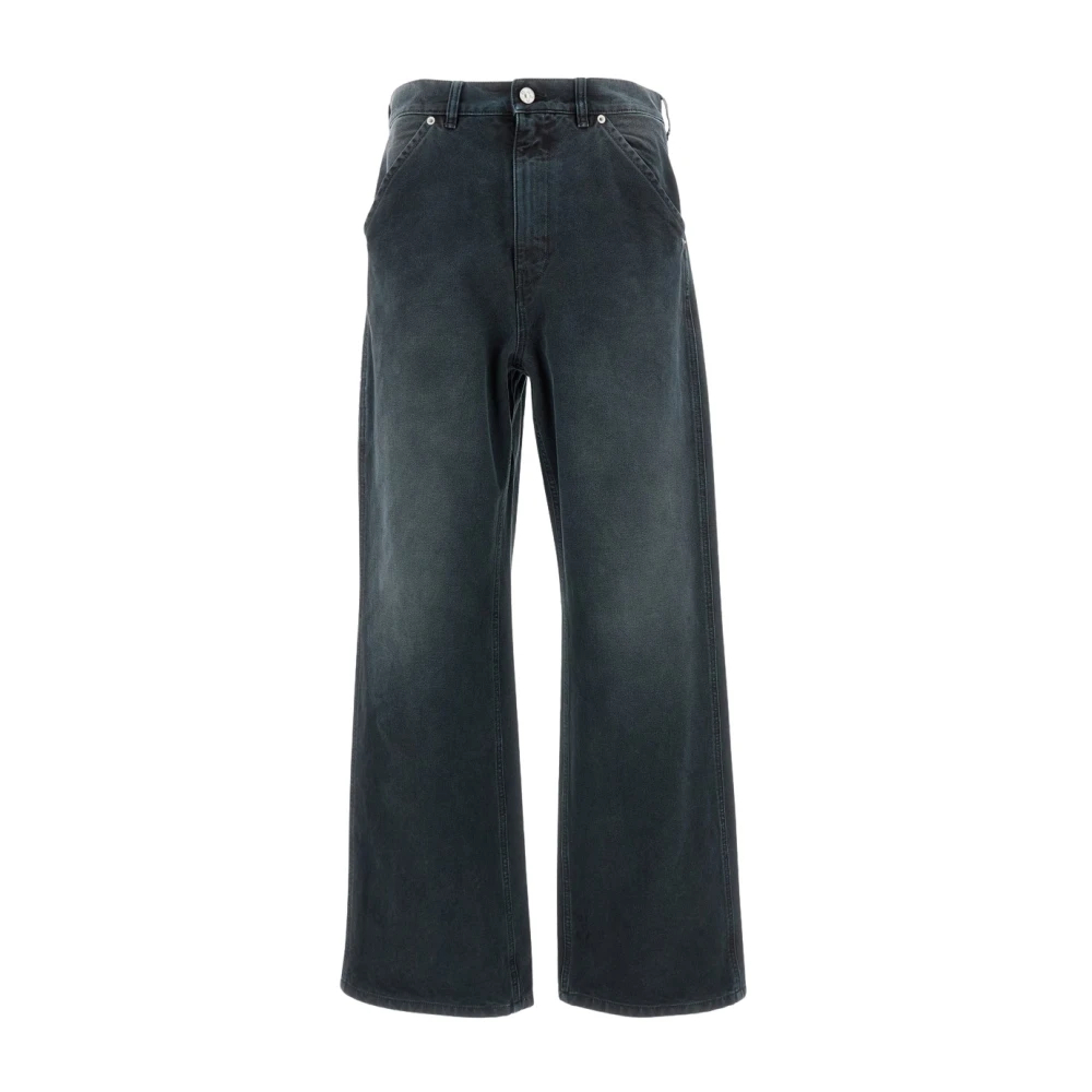 Marni Herren Blau - Flag Patch Canvas Hose - Jeans - L