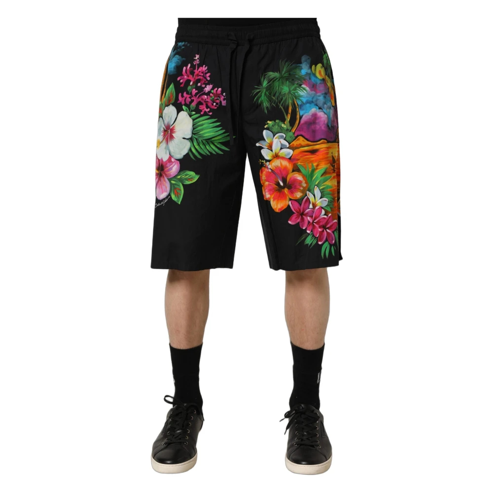 Dolce & Gabbana Herren Multicolor - Bermuda Shorts - Shorts - Mehrfarbig - M