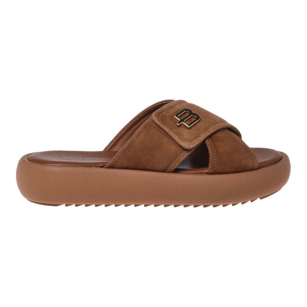 Baldinini Damen Braun - Suede Mules - Shoes - 40 Eu