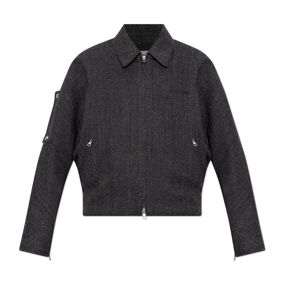 Courrèges Damen Schwarz - Wolljacke - Jackets - K - Xs