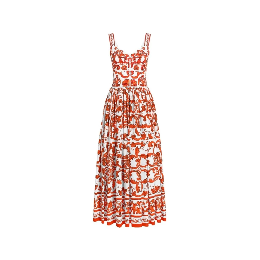 Dolce & Gabbana , Damen, Kleider, Mehrfarbig, S - Bild 7