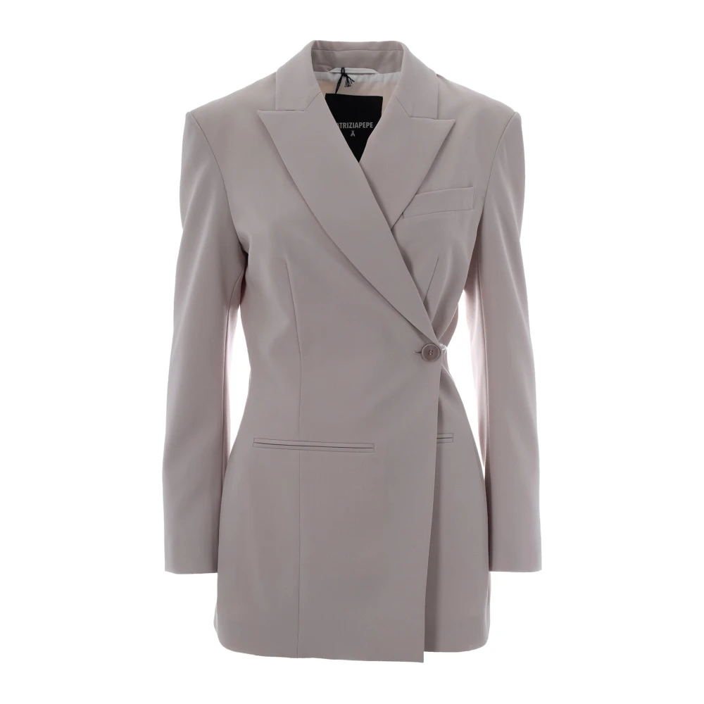 Patrizia Pepe Damen Grau - Gabardina - Jackets - Xs