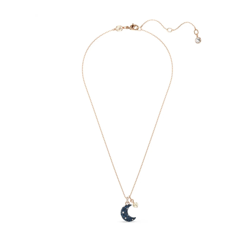 Swarovski Sublima Anhänger, Kristallperle, Mond, Mehrfarbig, 18K Roségoldbeschichtet Blau - Bild 5