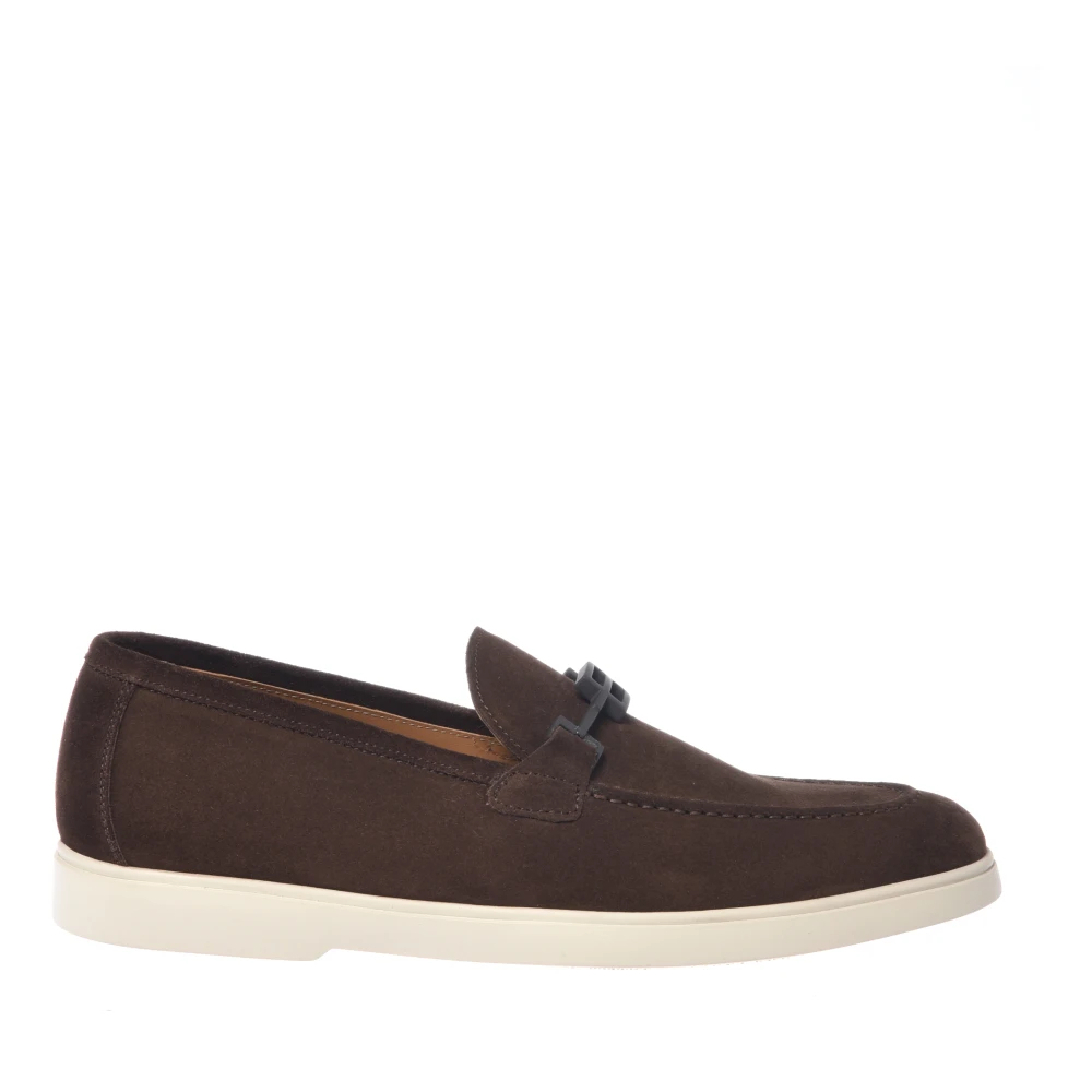 Baldinini Herren Braun - Suede Loafer - Shoes - 41 Eu