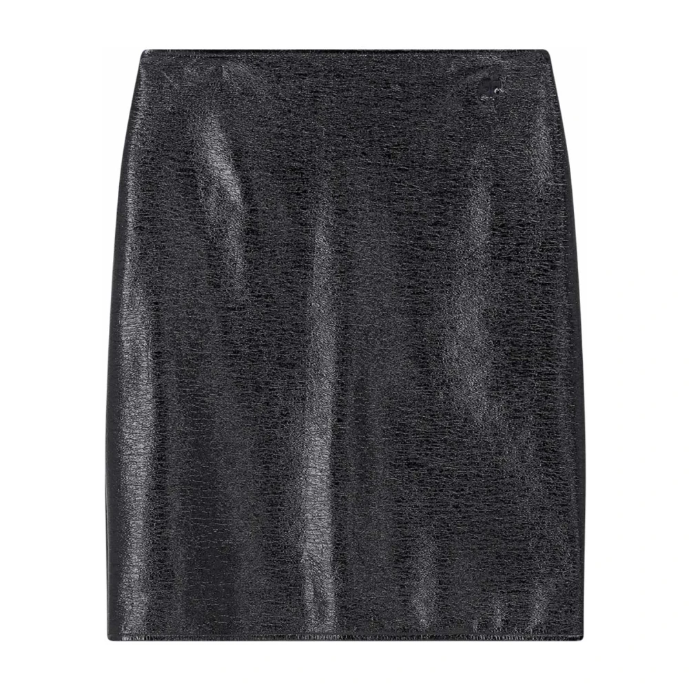 Courrèges Damen Schwarz - Kurzer Rock - Skirts - K - L