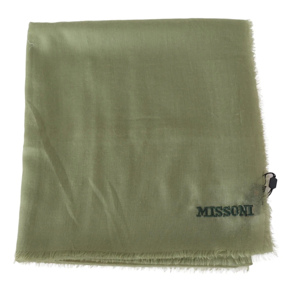 Missoni Herren Grün - Cashmere Schal - Accessories - One Size