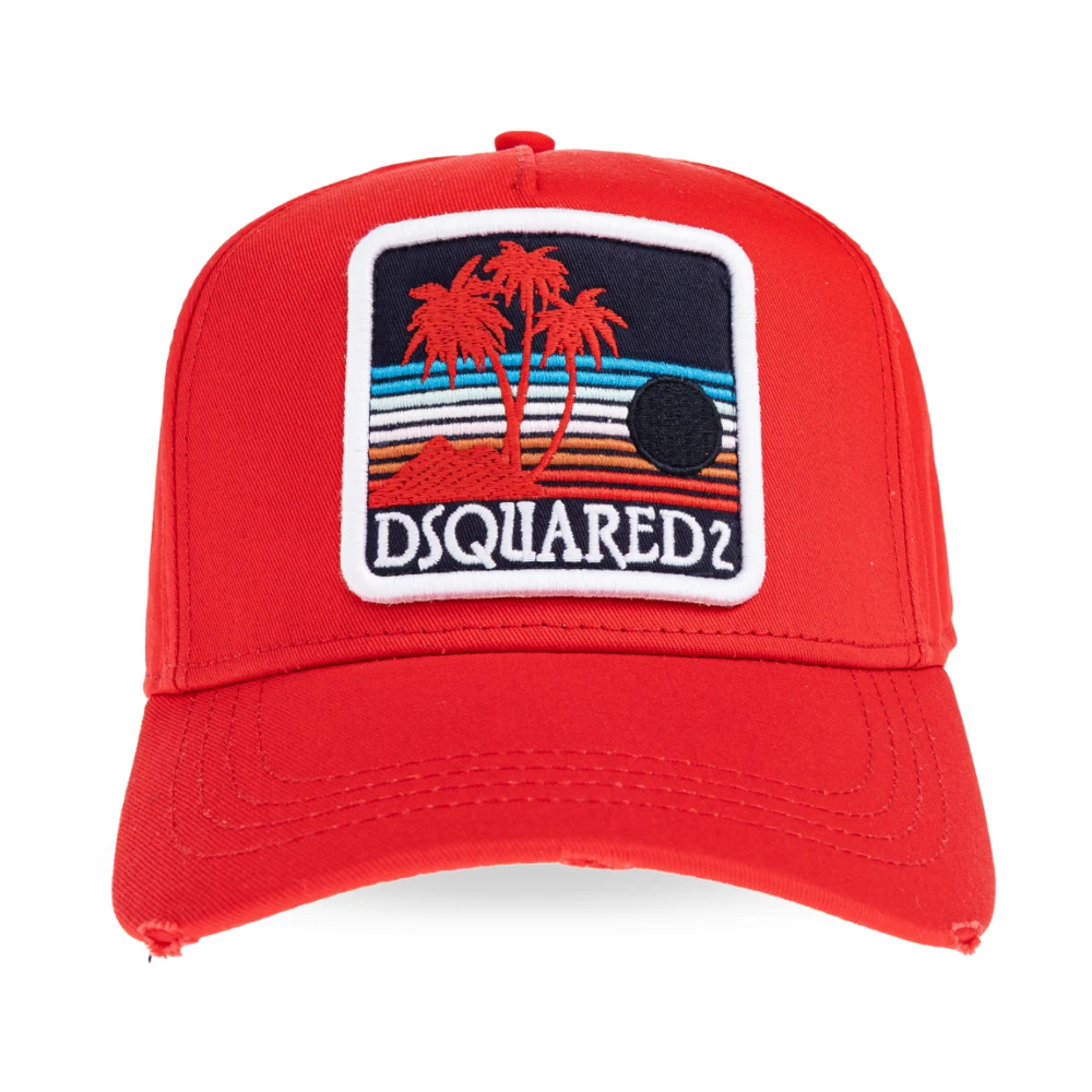 Dsquared2 Herren Rot - Baseball Cap - Accessories - One Size