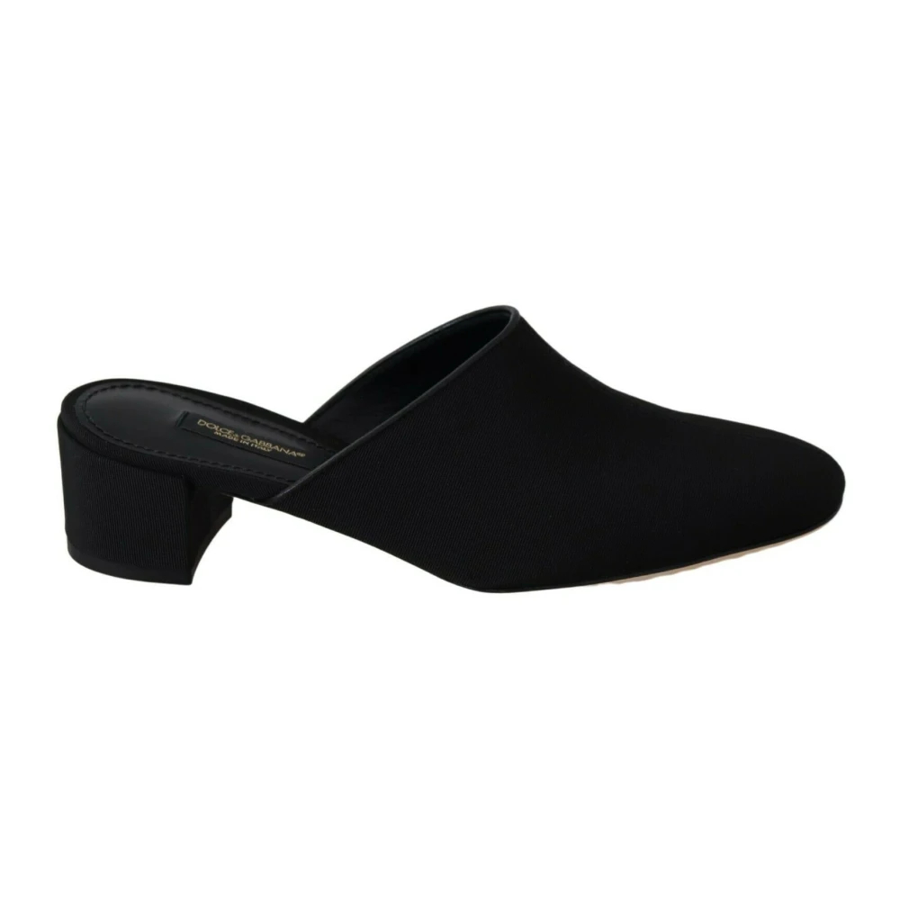 Dolce & Gabbana Damen Schwarz - Heeled Mules - Shoes - K -35 Eu