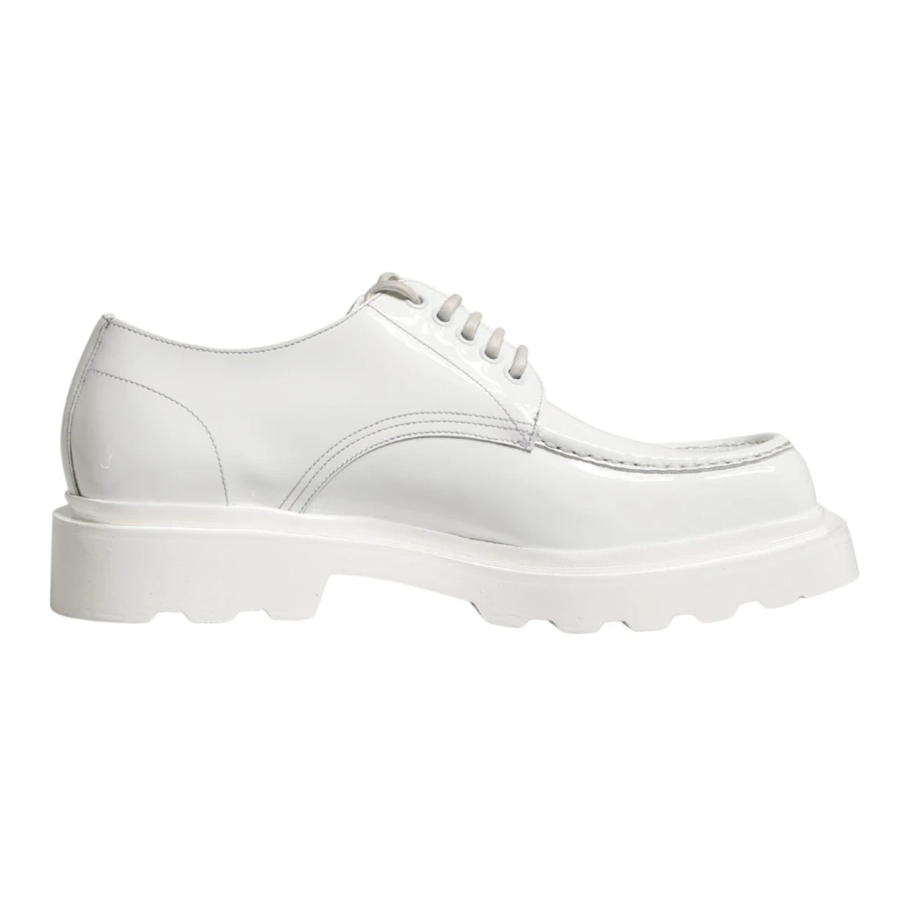 Dolce & Gabbana Herren Weiß - Derby Schnürschuhe - Shoes - 43 Eu