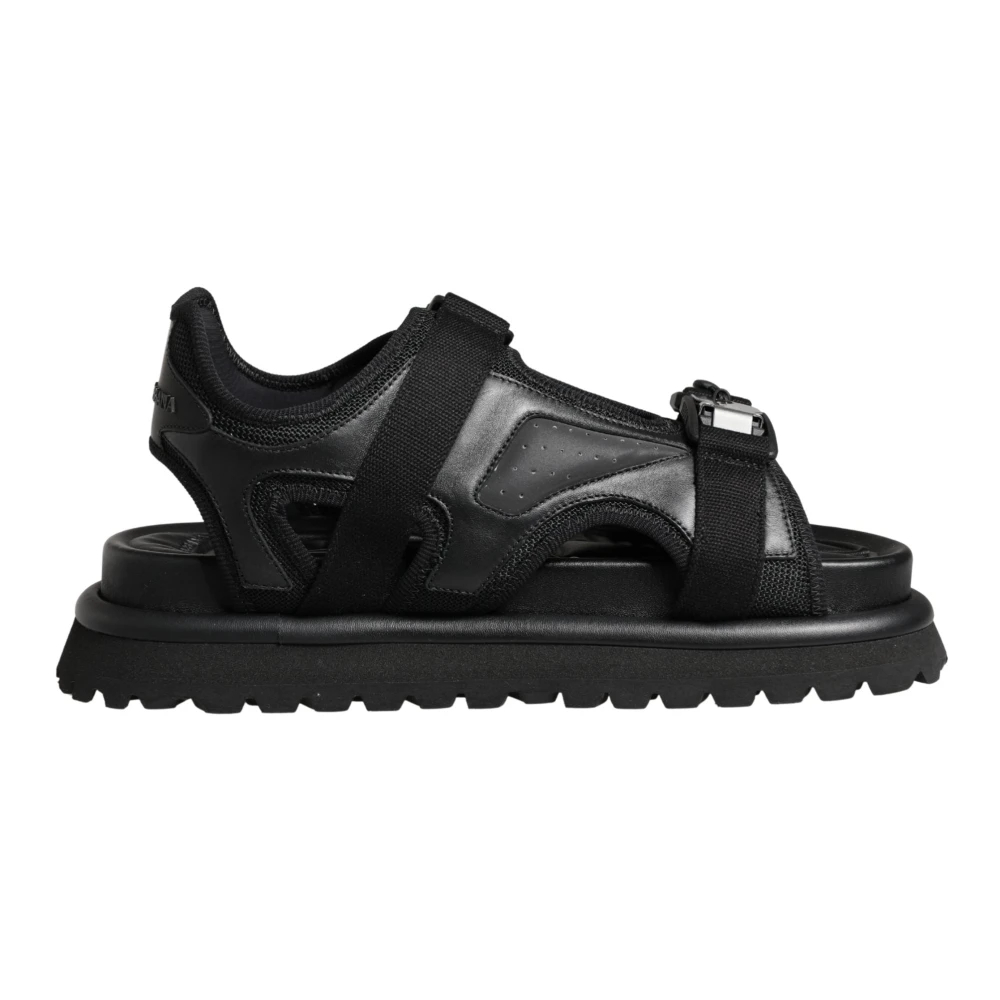 Dolce & Gabbana Herren Schwarz - Sandalen Schuhe - Shoes - K - 42 Eu