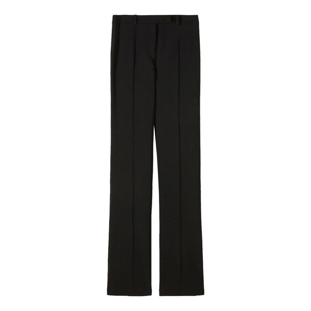 Patrizia Pepe Damen Schwarz - Schmale Krepphose - Trousers - K - Xs
