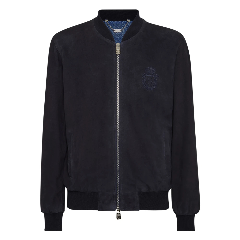 Billionaire Herren Blau - Leder Bomberjacke - Jackets - M
