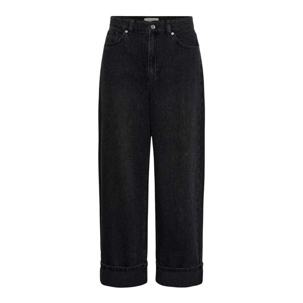 VAN GRAAF Part Two Damen Schwarz Jeans Christinepw Normale Passform Baumwolle Blau, Größe 28 - Bild 3