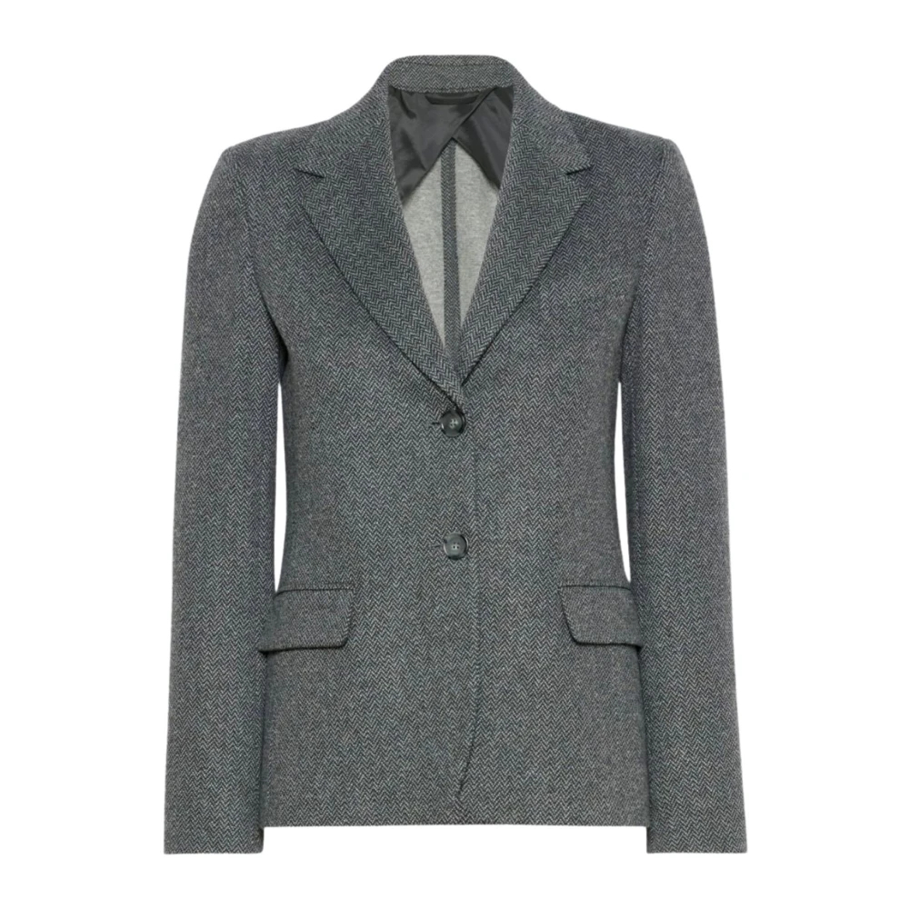 Weekend Max Mara Damen Grau Sakko Feroce 2625916012 Regular Fit - Bild 4