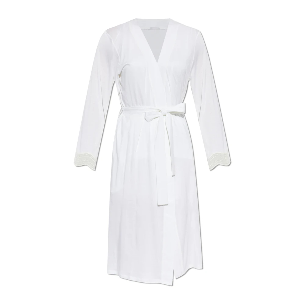Hanro Damen Weiß - Cira Robe - Nightwear & Lounge - S