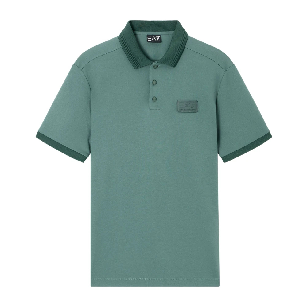 Emporio Armani Ea7 Herren Grün - Jersey-Poloshirt - Tops - S