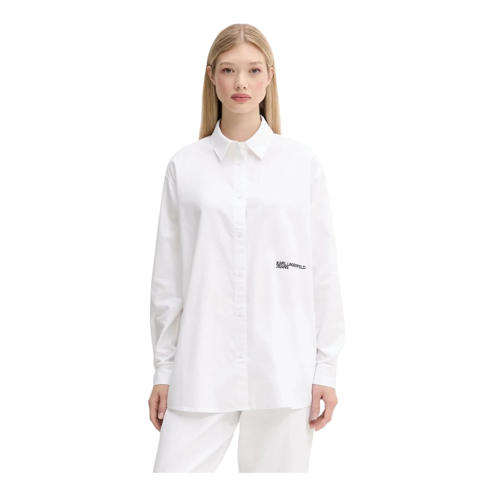 Karl Lagerfeld Jeans Damen Oxford Blouse - Bild 4