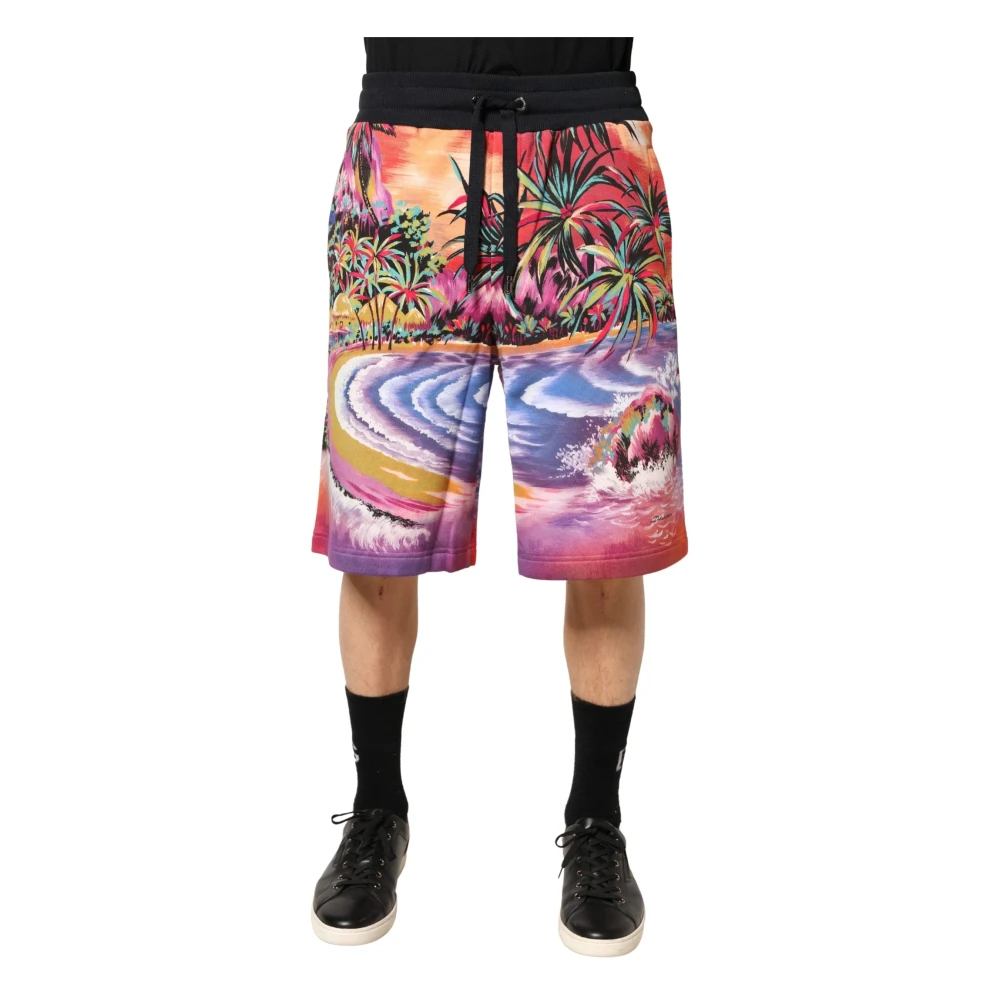 Dolce & Gabbana Herren Multicolor - Bermuda Shorts - Shorts - Mehrfarbig - L