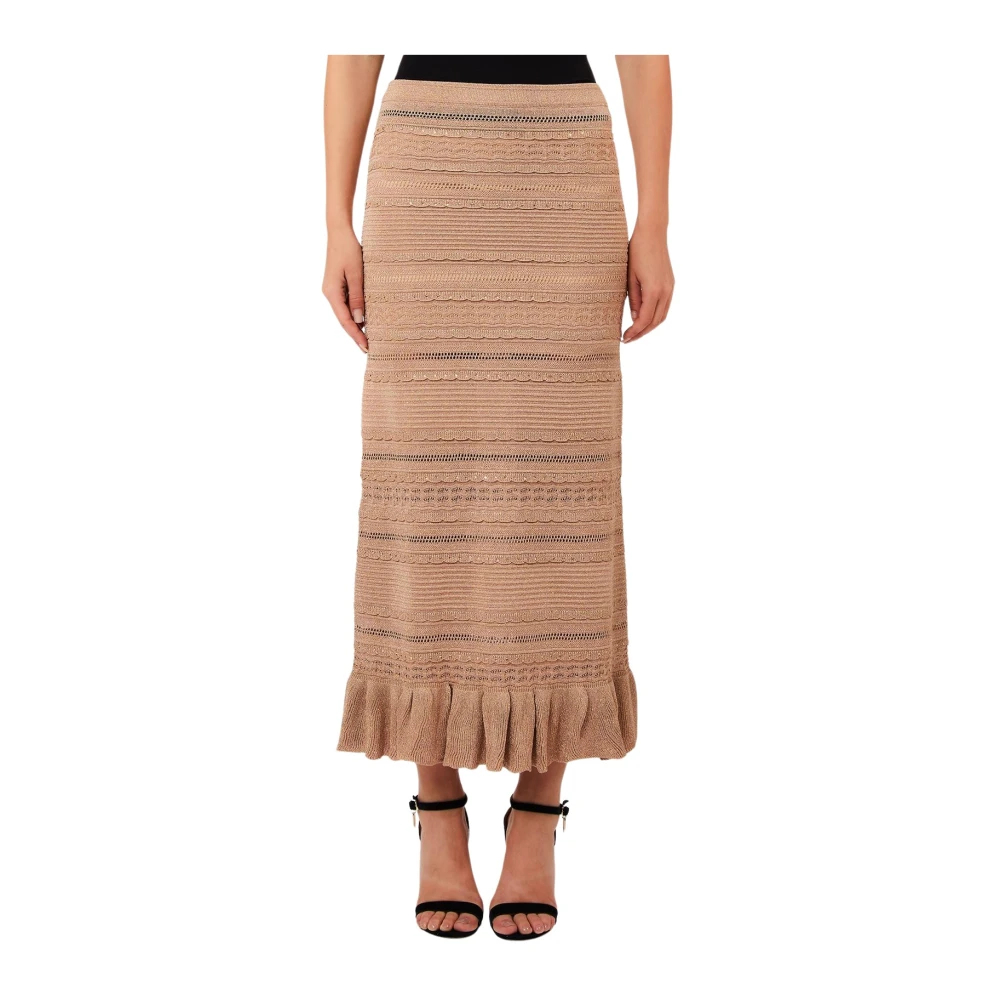 Liu Jo Damen Braun - Midi-Rock - Skirts - S