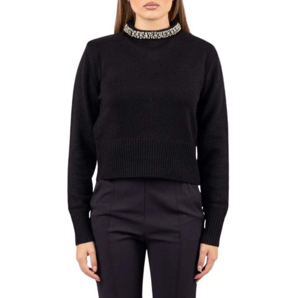 Pinko - Berlino Pullover - Knitwear - Damen - Schwarzk - S