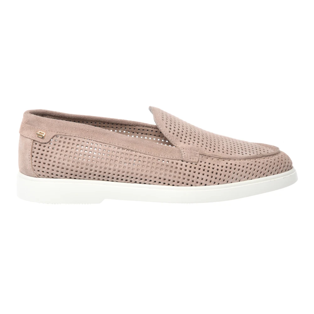 Baldinini Damen Beige - Suede Slip-On - Shoes - 41 Eu