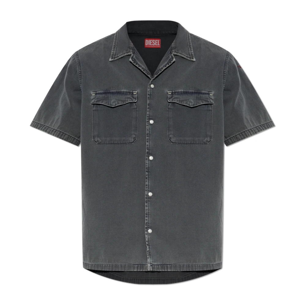 Diesel Herren Grau - D-Nabil-P Denimhemd - Shirts - Xs