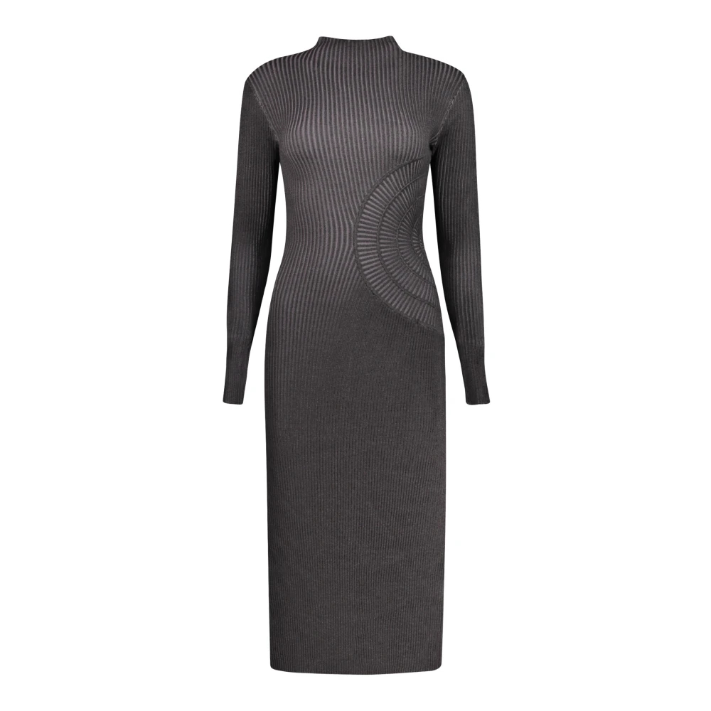 Desigual Damen Schwarz Strickkleid Mit Langen Ärmeln, S - Bild 5