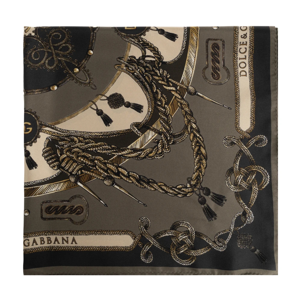 Dolce & Gabbana Herren Grün - Seidenschal - Accessories - One Size
