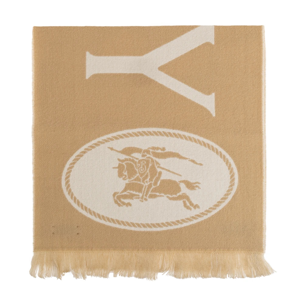 Burberry - Reiterritter-Print-Schal - Accessories - Herren - Beige - One Size - Bild 5