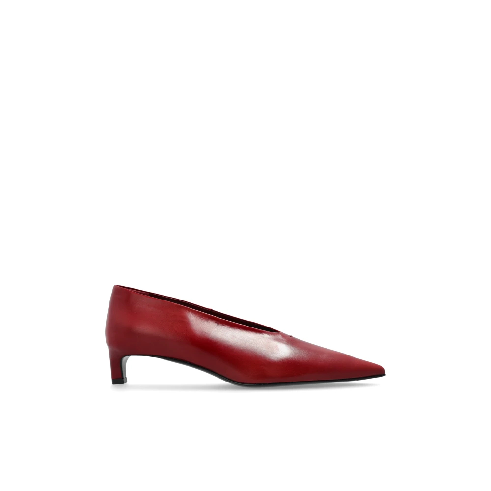 Jil Sander Damen Rot - Lederpumps - Shoes - 36 Eu