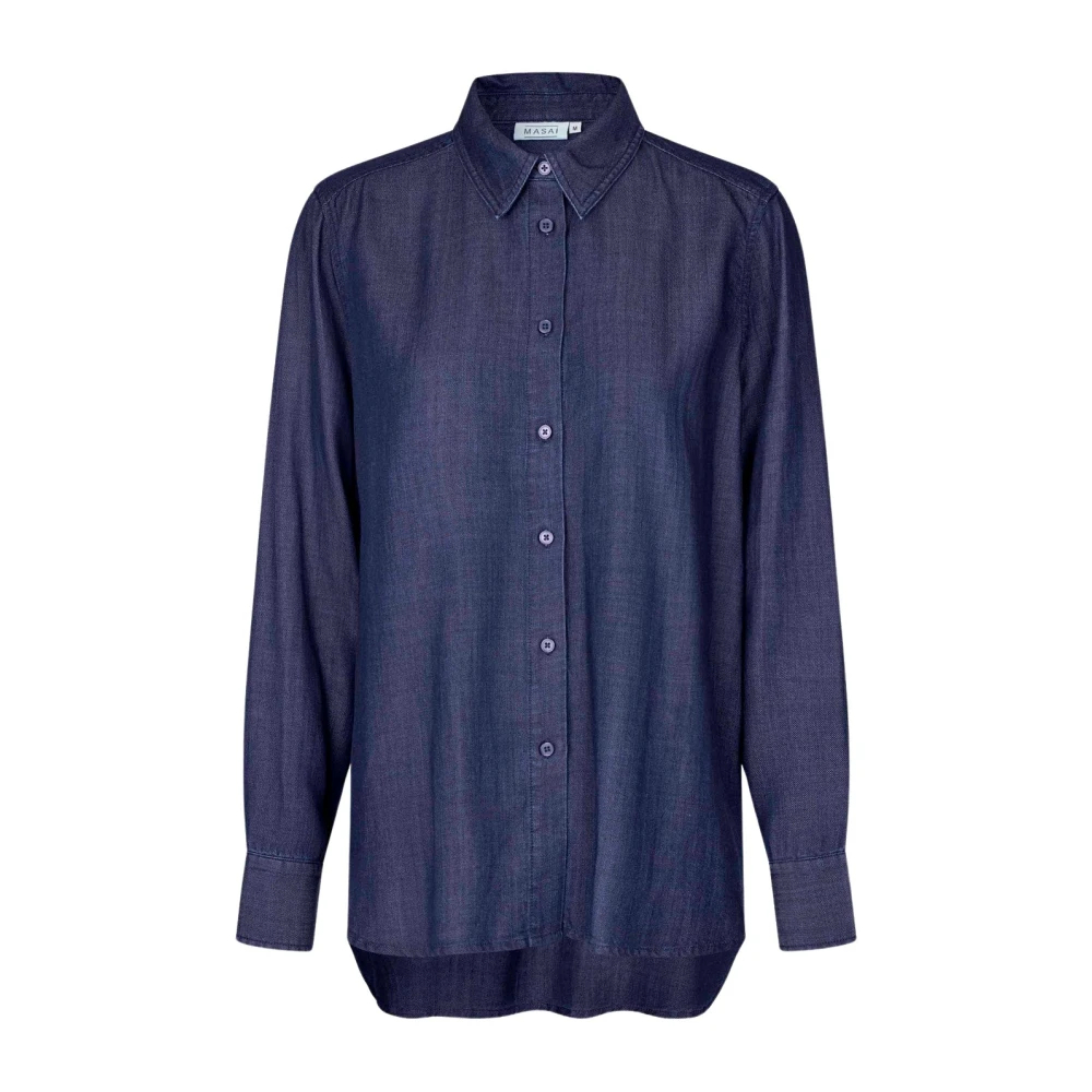 Masai , Damen, Blusen & Hemden, Blau, M - Bild 3