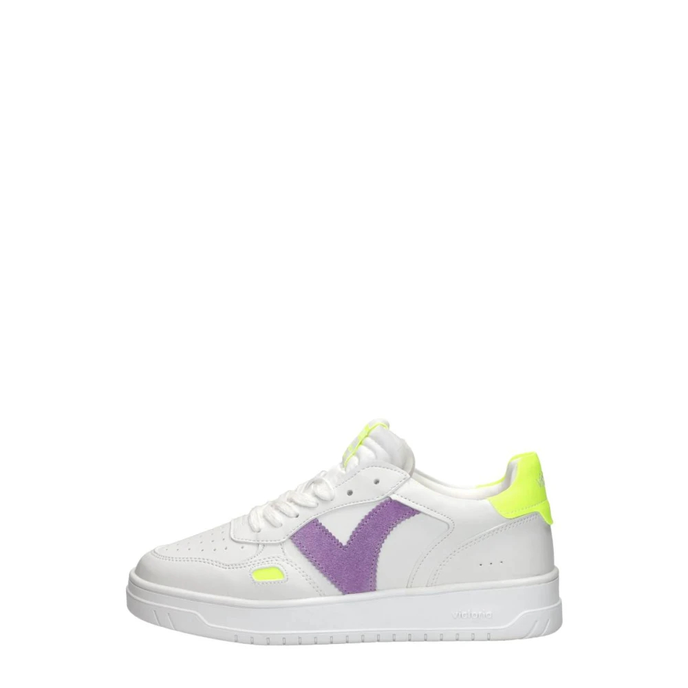 Victoria Damen Gelb Einzelne Sneakers Mit Leder- Und Neon-Effekt Für - Bild 3