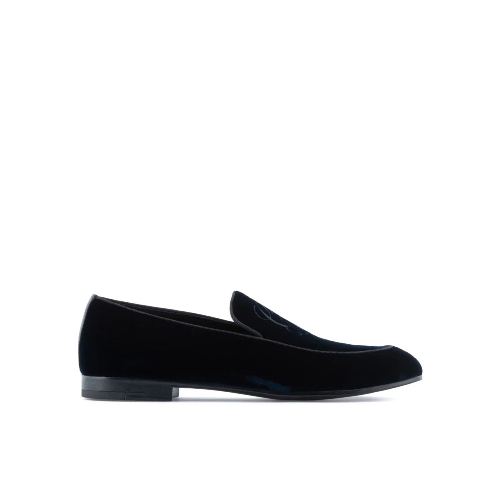 Giorgio Armani Herren Blau - Loafers - Shoes - 40 Eu