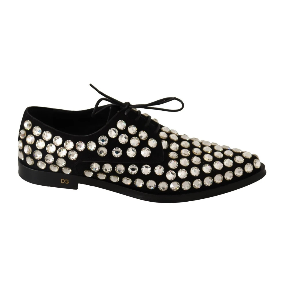 Dolce & Gabbana Damen Schwarz - Laced Schuhe - Shoes - K - 39 Eu