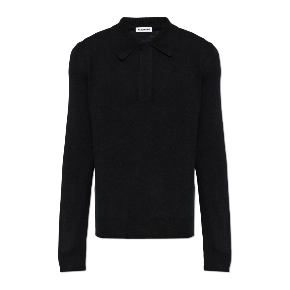 Jil Sander Herren Schwarz - Woll-Rollkragenpullover - Knitwear - K - M