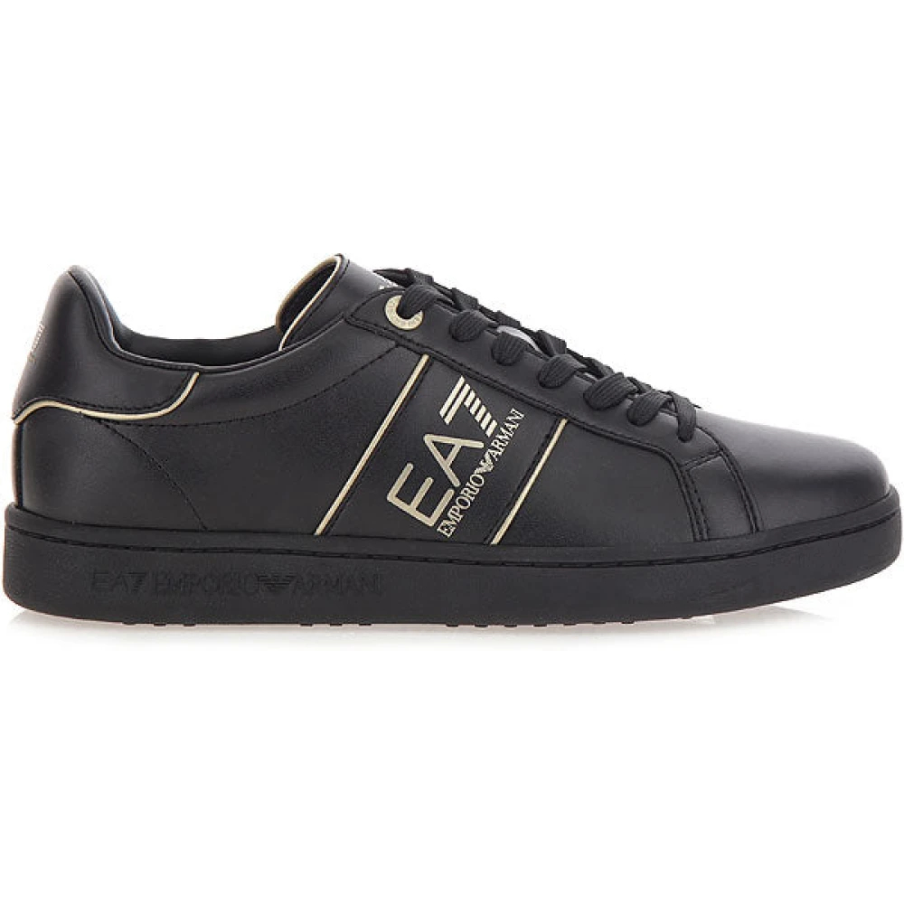 Emporio Armani Ea7 Herren Schwarz - Klassische Sneakers - Shoes - K - 45 Eu
