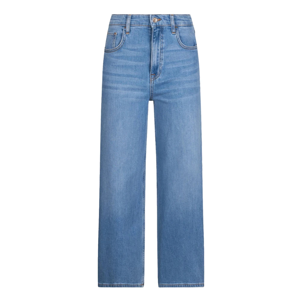 Liu Jo Damen Blau - Cropped Flared Jeans - Jeans - W29