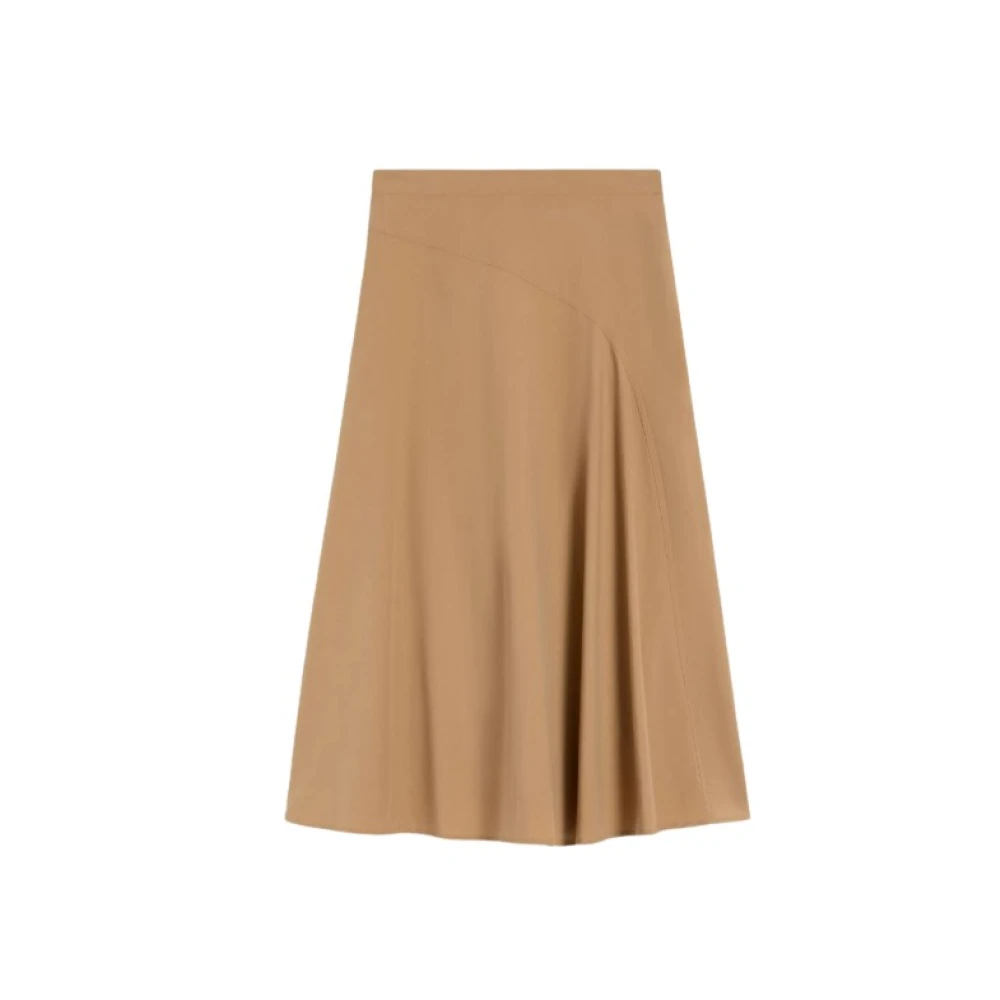 Weekend Max Mara Damen Braun - Midi-Rock - Skirts - Xs