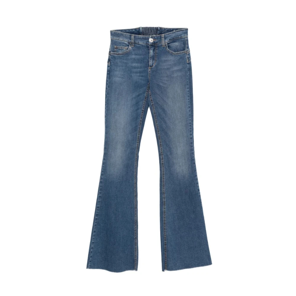 Liu Jo Damen Blau - Flared Jeans - Jeans - W29
