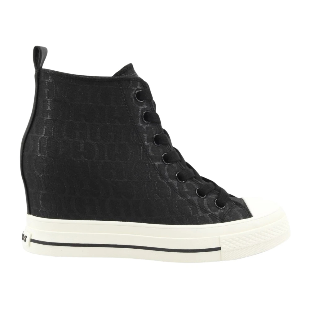 Guess Damen Schwarz Sneakers Aus Stoff Fltsun Fal12 - Bild 2